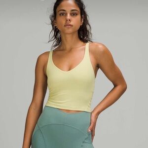 Lululemon align tank top size 10 yellow/green